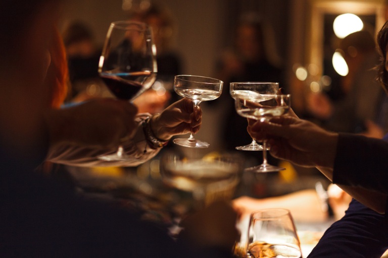 Glasses of wine